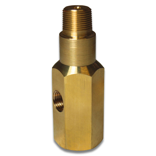 SAAS Gauge T-Piece Brass Adaptor Brass 1/4-18 NPT Sender