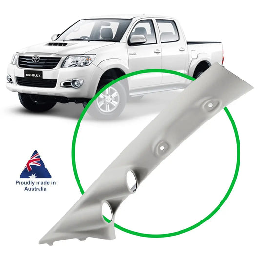 SAAS Gauge Pillar Pod Hilux 2005 - 2015 KUN Series Light Grey Single Piece