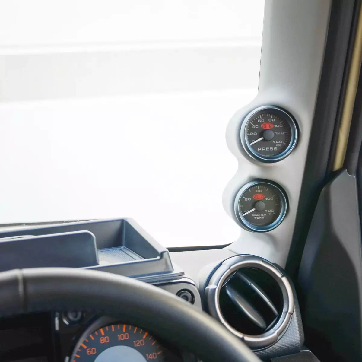 SAAS Gauge Pillar Pod Suzuki Jimny 2019 - On Light Grey Painted