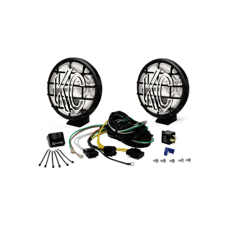 KC HILITES 5" Apollo Pro Halogen Pair Pack System SPOT/ SPREAD/ FOG