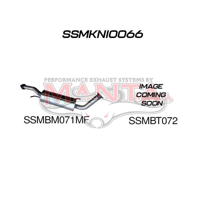 MANTA 4X4 NISSAN PATROL GU 4.2L TD42 NON TURBO DIESEL WAGON 2.5" ALUMINISED/STAINLESS STEEL EXHAUST