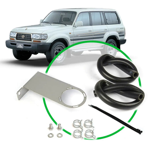 SAAS Oil Catch Tank Install Kit Landcruiser 80 Series 1HD 1990-98
