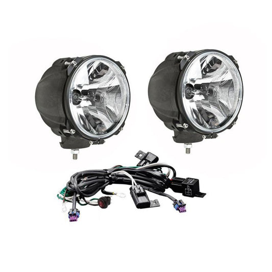 KC HILITES Carbon POD 70W HID Light Pair Pack System SPOT/SPREAD