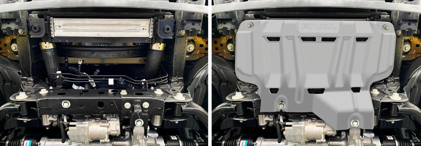 RIVAL 4X4 Aluminium Radiator Underbody Armour Ford Ranger Next Gen / Everest Next Gen / Amarok 2023+