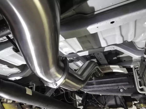 FATZ VDJ76 Series 4″ DPF Back Exhaust STRAIGHT THROUGH PIPE / RESONATOR STYLE MUFFLER