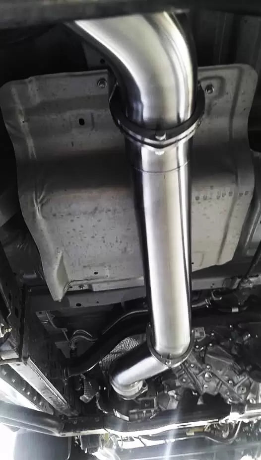 FATZ VDJ76 Series 4″ DPF Back Exhaust STRAIGHT THROUGH PIPE / RESONATOR STYLE MUFFLER