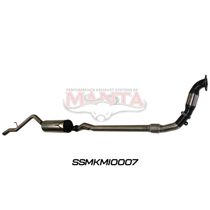 MANTA 4X4 MITSUBISHI TRITON ML 3.2L , 2006 - 2009 3" ALUMINISED/STAINLESS STEEL EXHAUST
