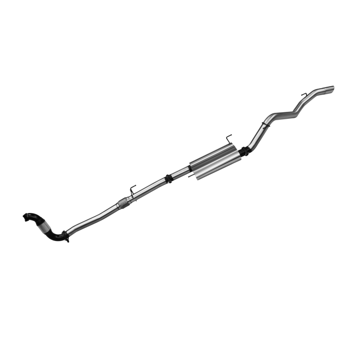 MANTA 4X4 ISUZU MU-X 3.0L NOV 2013 JAN 2017 (NO DPF) ALUMINISED/STAINLESS STEEL  EXHAUST