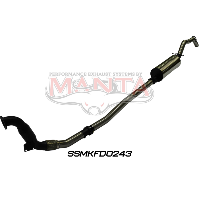 MANTA 4X4 FORD RANGER PX DUAL CAB 2.2L OCT 2011 SEP 2016 FORD RANGER ALUMINISED/STAINLESS STEEL  EXHAUST