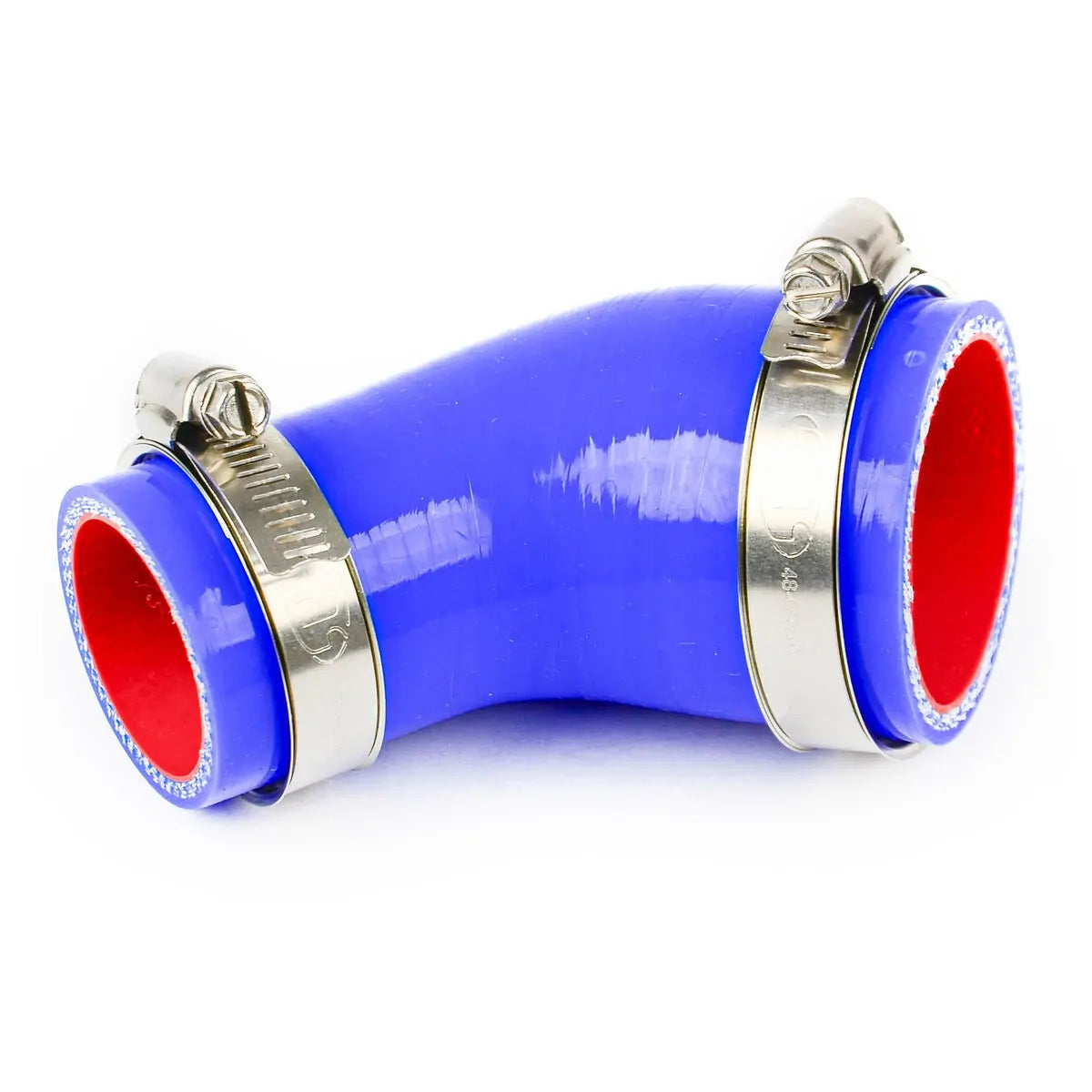 SAAS Silicone Blue Intercooler Rear Short Pipe Hot Side to suit Ford Ranger/Mazda BT50 2.2L 2011 - on