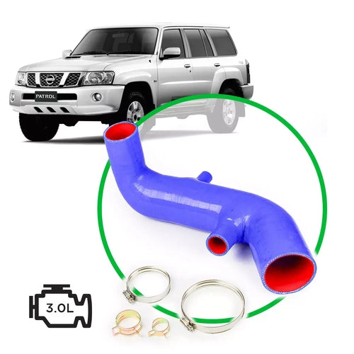 SAAS Silicone Intake Upgrade hose to suit Nissan Patrol ZD30 2000 - 2016