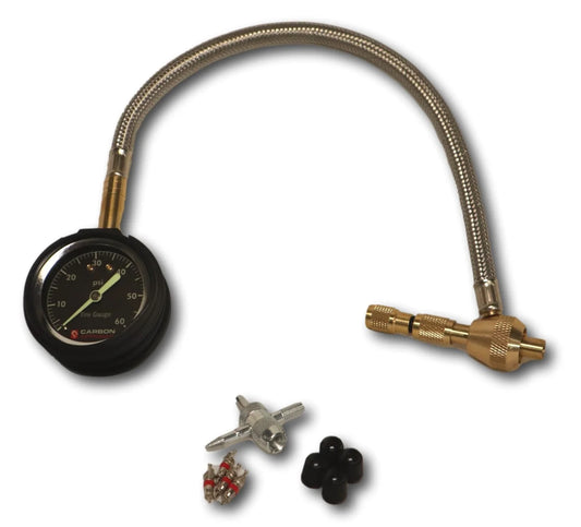CARBON OFFROAD Speedy Tyre Deflator / Pressure Gauge Analogue or Digital