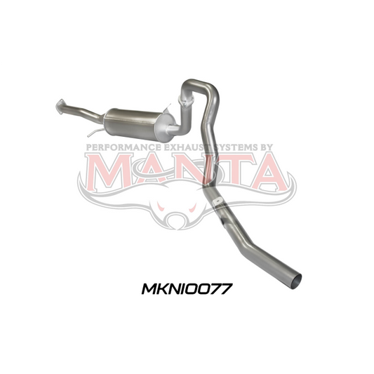 MANTA 4X4 NISSAN PATROL GU 4.2L TURBO DIESEL WAGON 2.5" ALUMINISED/STAINLESS STEEL EXHAUST