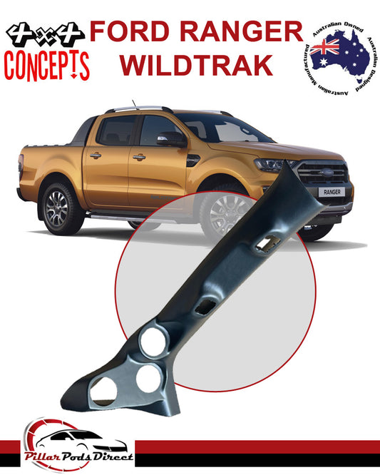 FORD RANGER PX2 WILDTRAK 3 GAUGE PILLAR POD FACTORY CREAM (52MM) 2015-2022 (PXMK113PB)