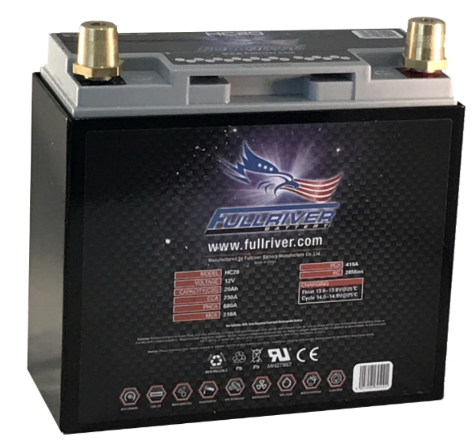 FULLRIVER HC SERIES HC20 (PC680) AGM 12V 230A HEAVY DUTY BATTERY