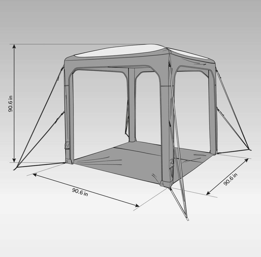 Dometic HUB 2 REDUX Inflatable, lightweight activity shelter