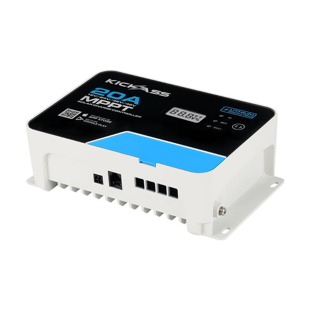 KICKASS 20A 12V/24V/36V/48V MPPT Solar Charge Controller