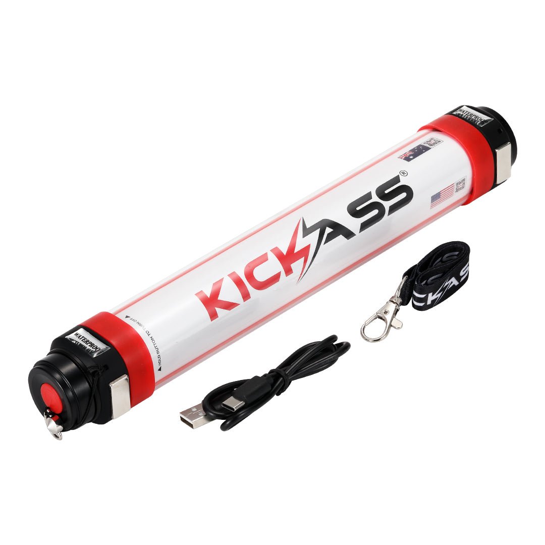 KICKASS Rechargeable LED Torch with Power Bank - Large
