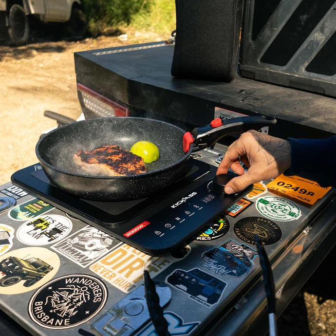 KICKASS Portable 2000W Single Zone Induction Cooktop with 10 Power Levels