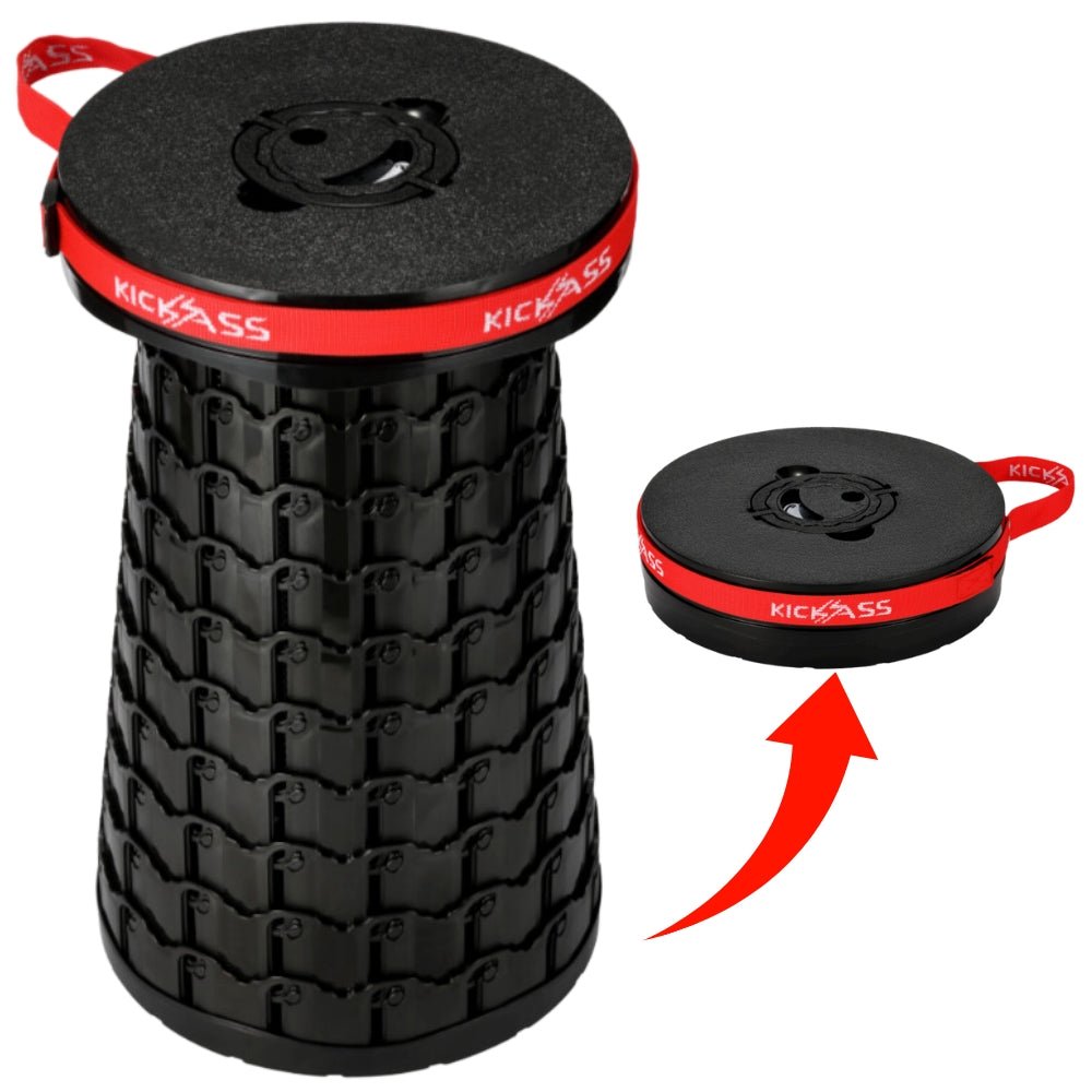 KICKASS Portable Outdoor Pop Up Stool