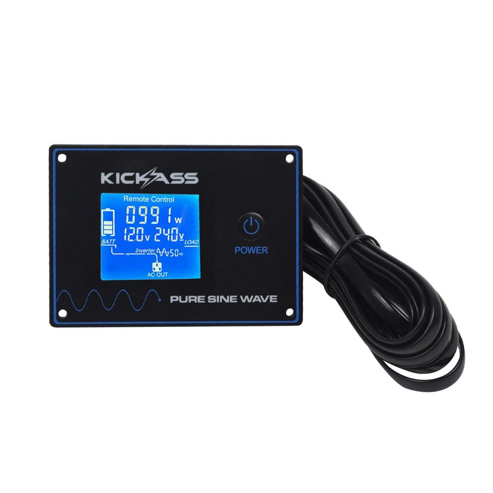 KICKASS Pure Sine Wave Inverter Remote Display Panel