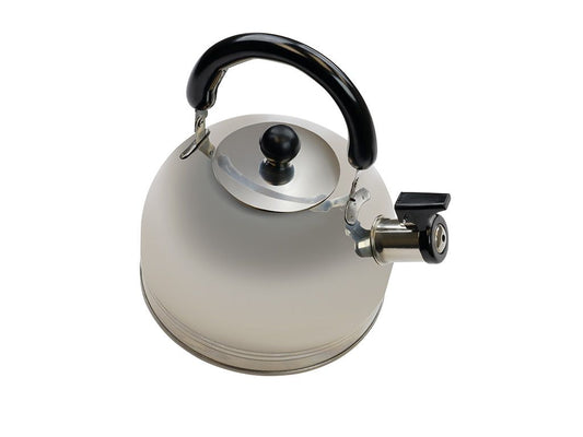 FRONT RUNNER WHISTLING KETTLE (2.5L) STAINLESS STEEL METALLIC FINISH