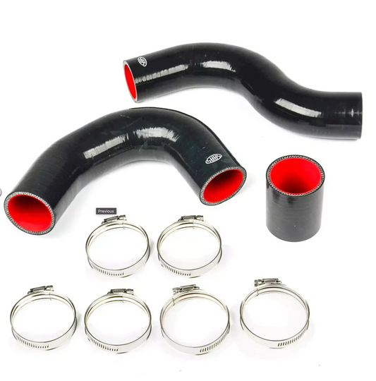 SAAS 3 Piece Silicone Intercooler Hose and Clamp Kit to suit Toyota Hilux 2.4L 2.8L 1GD 2GD