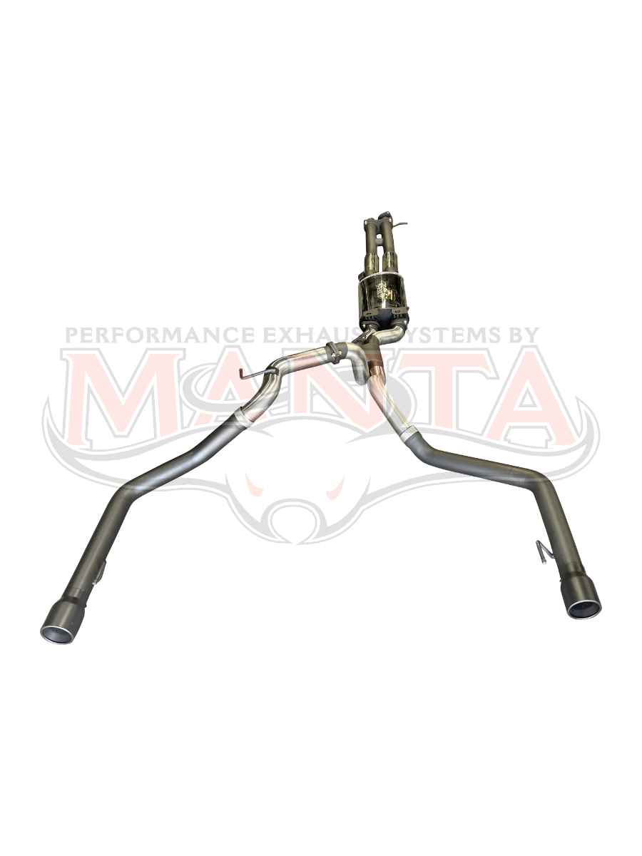 MANTA Next Gen Ranger Raptor V6 Twin 3in Cat Back Exhaust with Bimodal Integration (SSMKFD0322)