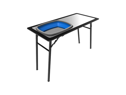 FRONT RUNNER PRO STAINLESS STEEL PREP TABLE WITH FOLDAWAY BASIN