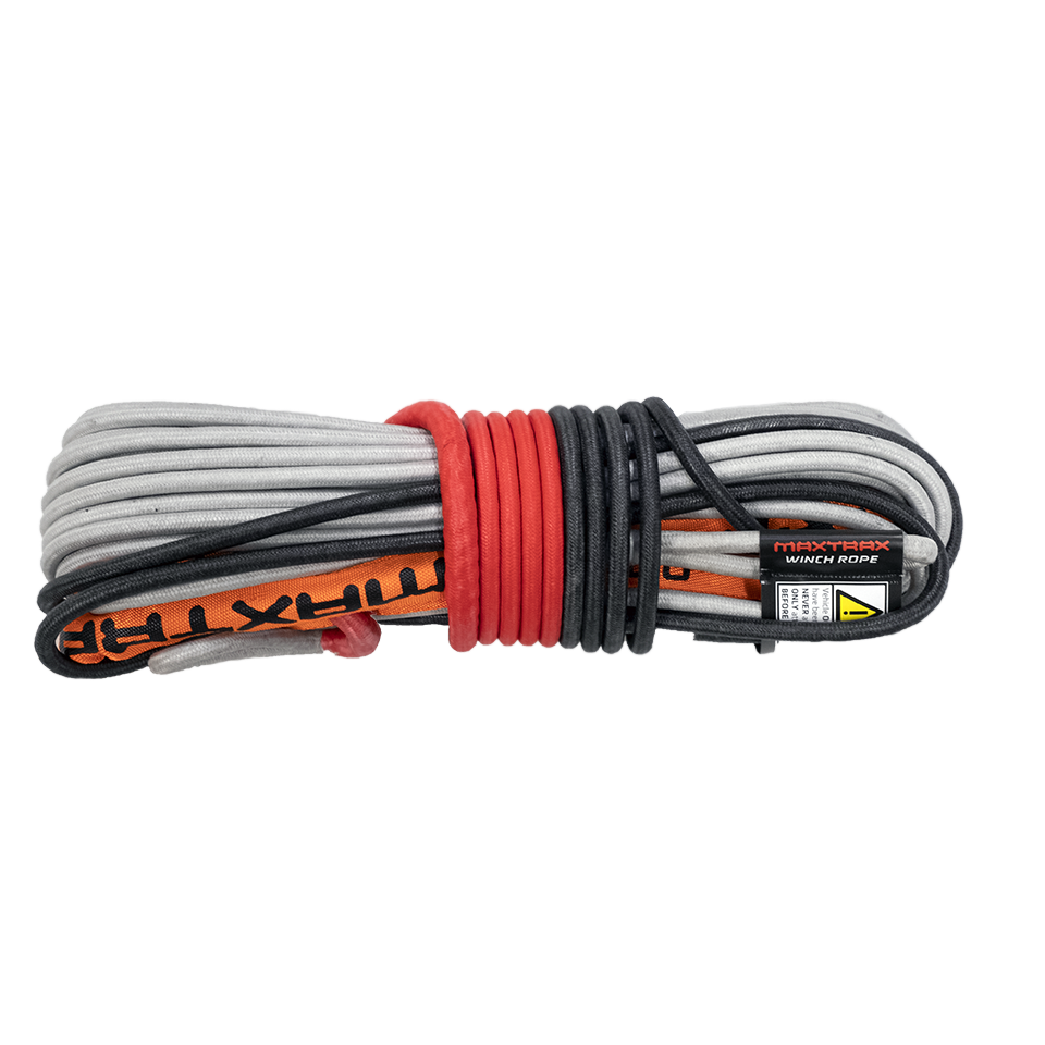 MAXTRAX 10MM X 30M WINCH ROPE AUSTRALIAN MADE MBS 9500 KG / 20943 LB THE DIESEL DOCTOR AUSTRALIA