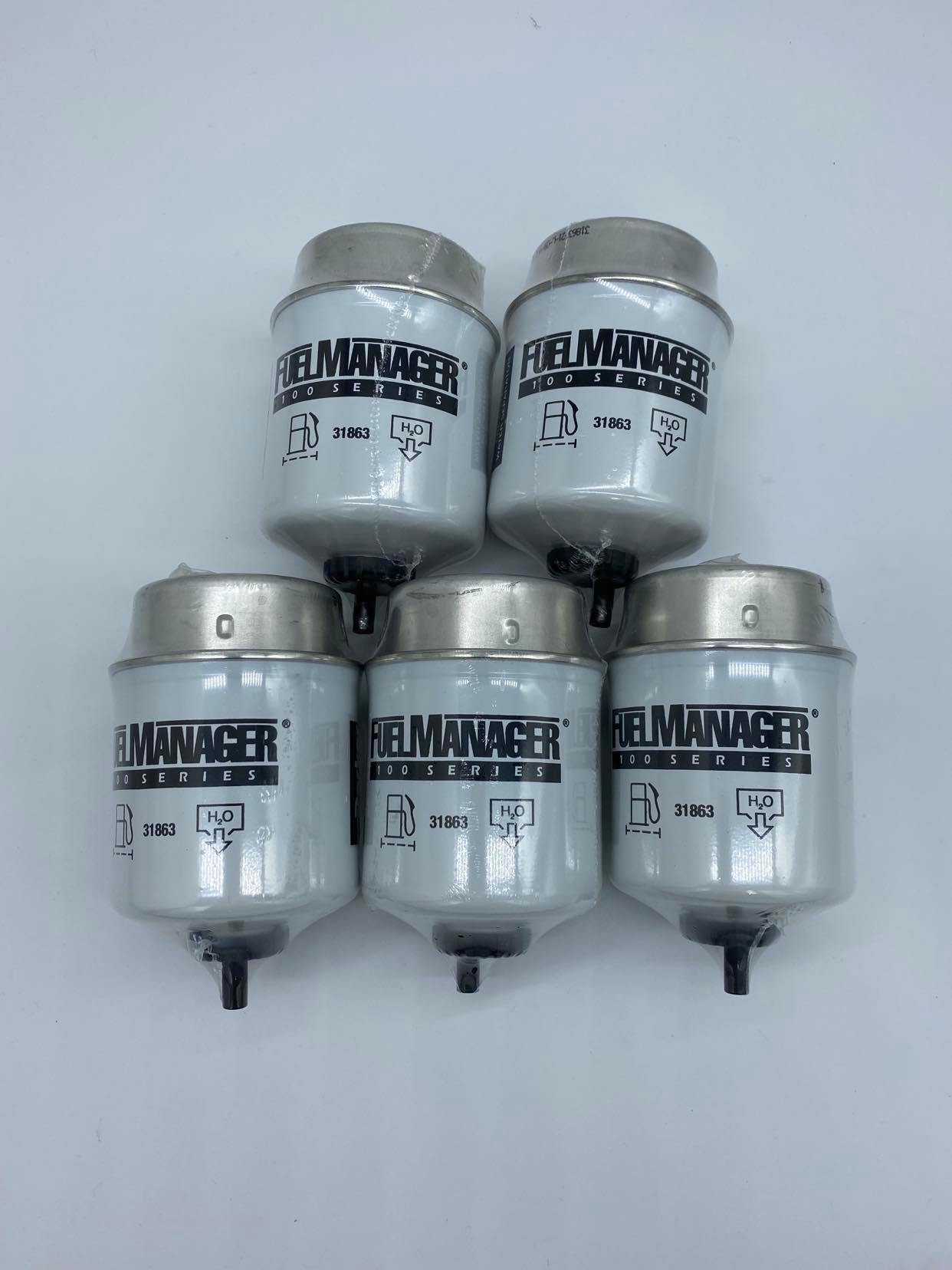 5x FUEL MANAGER PRE FILTER SPARE / REPLACEMENT 31863 100 SERIES DIESEL