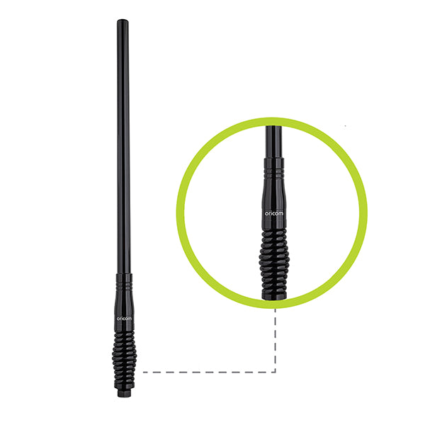 ORICOM ANU850 3dBi UHF CB Antenna with Non-Detachable Fibreglass Pole (ANU850)