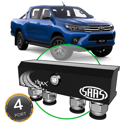 SAAS Diff Breather Kit 4 Port suit TOYOTA HILUX 2016 > All Models (DB1001-1103)