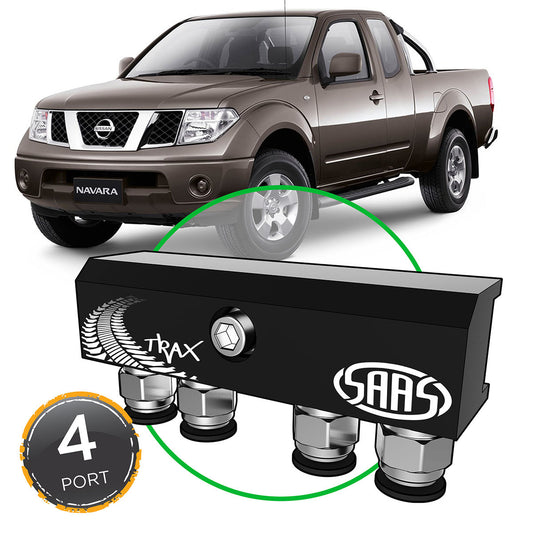 SAAS Diff Breather Kit 4 Port suit NISSAN NAVARA D40 2006-2015 (DB1001-4102)