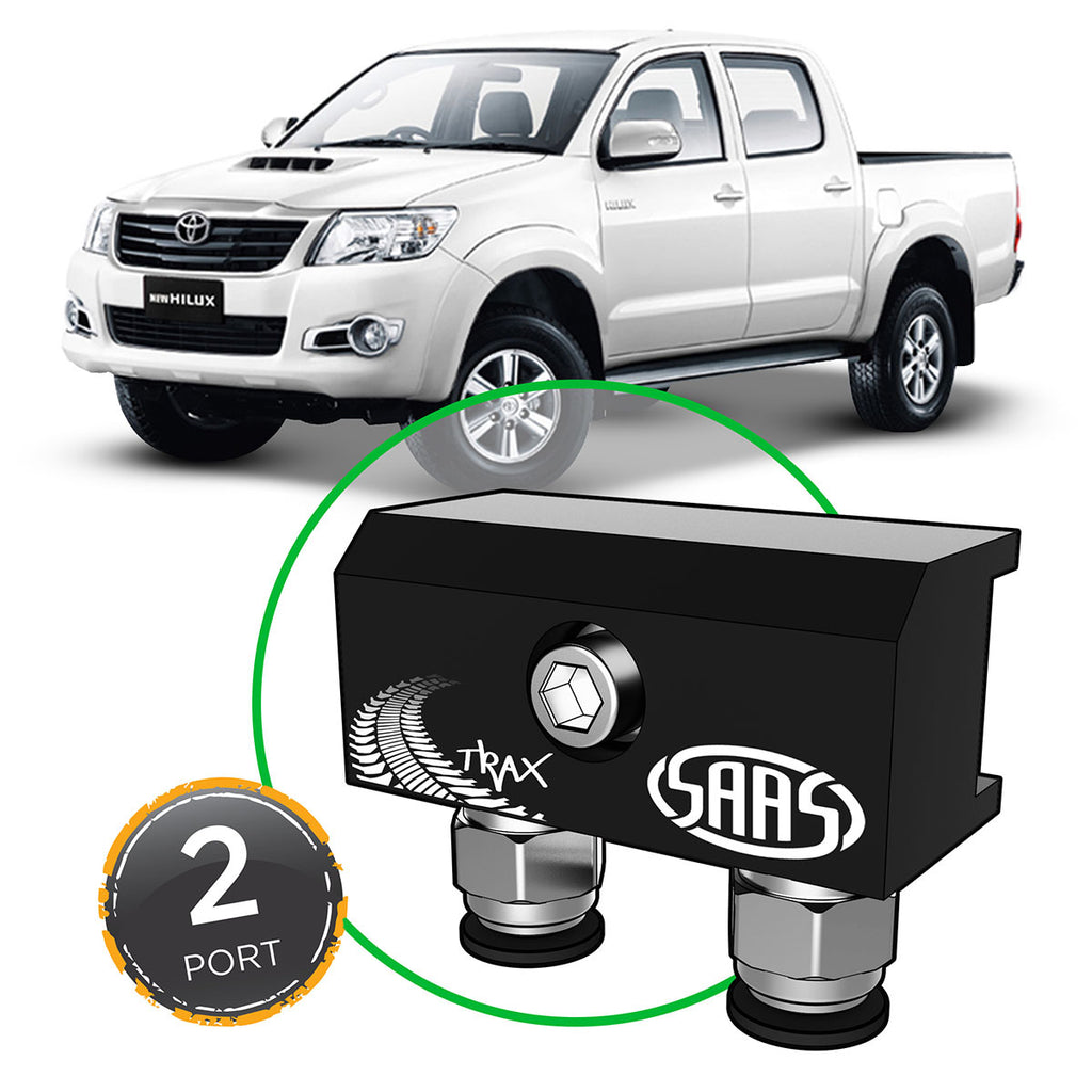SAAS Diff Breather Kit 2 Port suit TOYOTA HILUX 19972015 All Models
