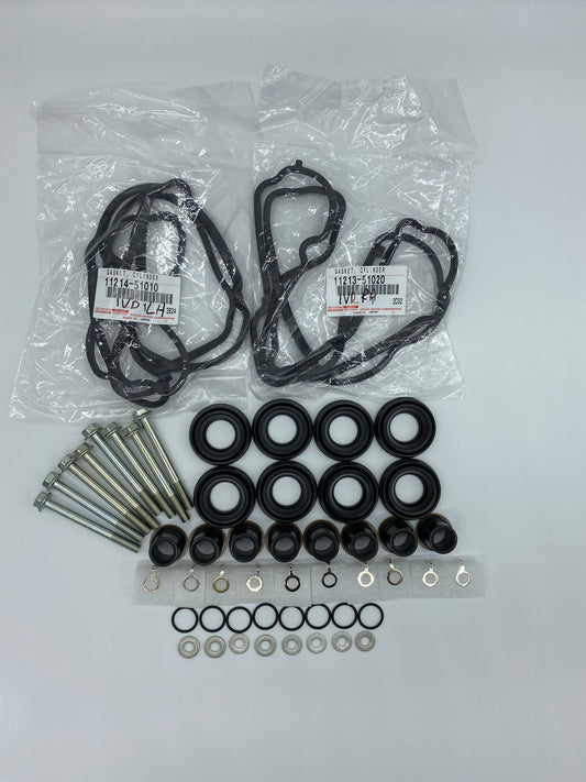 INJECTOR FITTING KIT ( ROCKER COVER GASKET KIT ) TO SUIT TOYOTA ( 1VD-FTV 4.5LTR V8 70/200 SERIES )