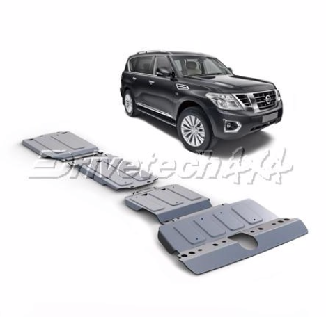 DT-UBA05 Drivetech 4x4 Underbody Armour by Rival  suitable for 5.6L petrol Nissan Patrol Y62 (2013-16)