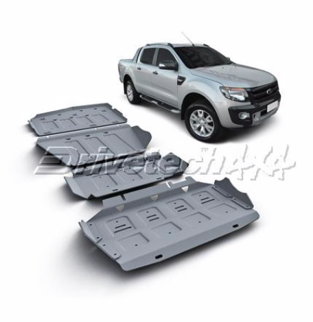 DT-UBA01 Drivetech 4x4 Underbody Armour by Rival suitable for 3.2L turbo diesel Ford Ranger PX (2011-On