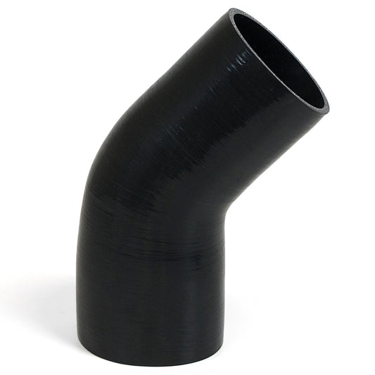 SAAS 45Deg 4 Ply Silicone Reducer 89mm x 102mm Black (SSH4589102)