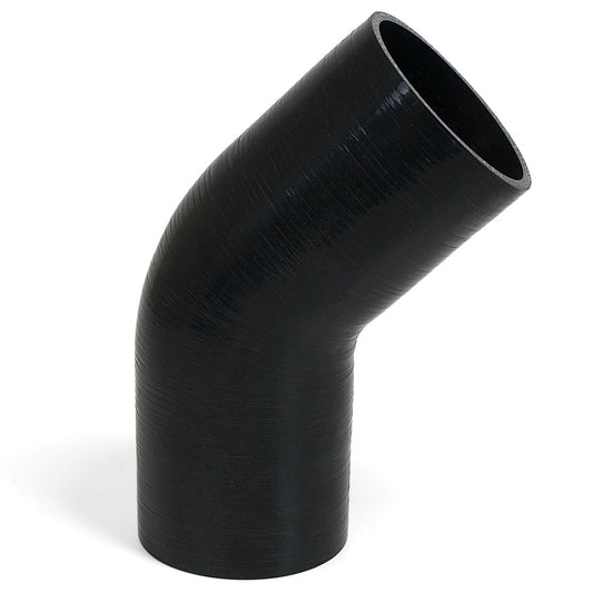 SAAS 45Deg 4 Ply Silicone Hose 95mm x 95mm Black (SSH459595)
