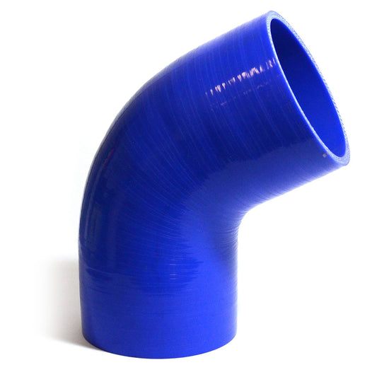 SAAS 67Deg 4 Ply Silicone Hose 102mm x 102mm Blue (SSH67102102E)