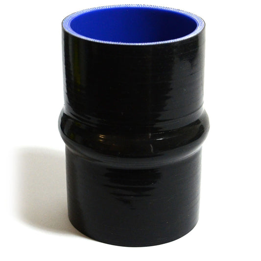 SAAS Straight 4 Ply Silicone Hose Hump 76mm x 76mm x 120mm Black (SSH7676)