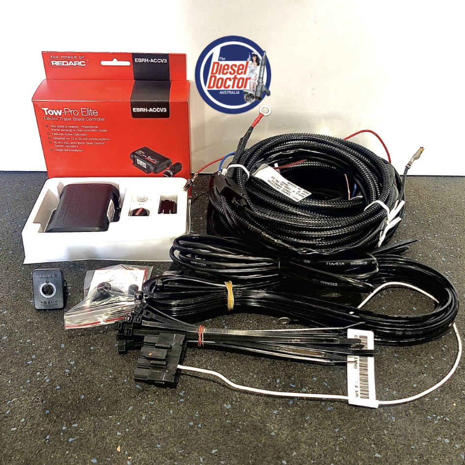 REDARC TOW-PRO ELITE V3 WITH WIRE KIT TOW PRO WIRE KIT TO SUIT A MITSUBISHI TRITON 2016 ON