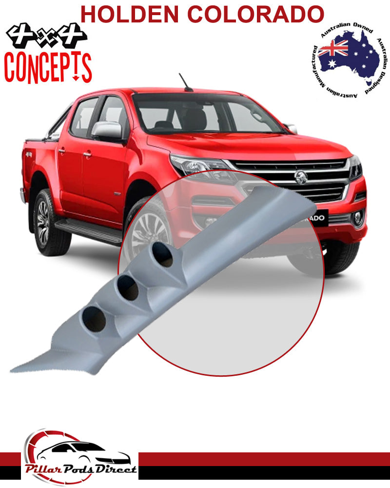 HOLDEN COLORADO 3 GAUGE PILLAR POD PAINTED FACTORY GREY 2008-2012