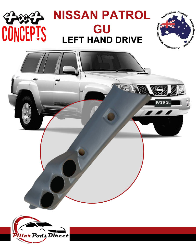 NISSAN PATROL GU 3 GAUGE PILLAR POD LEFT HAND DRIVE PAINTED TRIM CODE