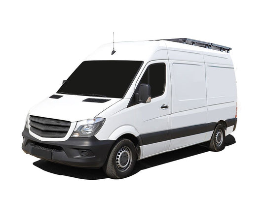 FRONT RUNNER Mercedes Benz Sprinter 128"/144"/170" / L1/L2/L3 / SWB/MWB/LWB Wheelbase w/o OEM Tracks (2006-Current) Slimline II 1/2 Roof Rack Kit / Tall - by Front Runner (KRMS006T)