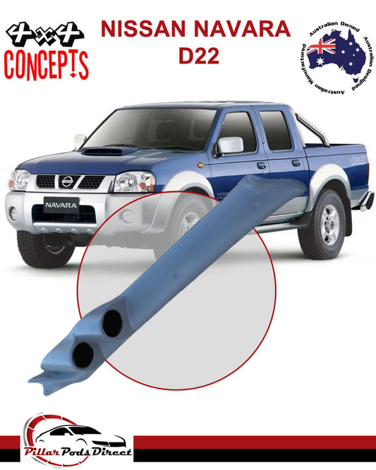 NISSAN NAVARA D22 2 GAUGE PILLAR POD PAINTED STANDARD GREY