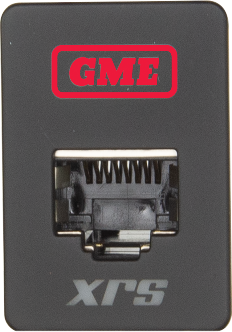 GME RJ45 PASS-THROUGH ADAPTOR - TYPE 1 (RED) (XRS-RJ45R1)