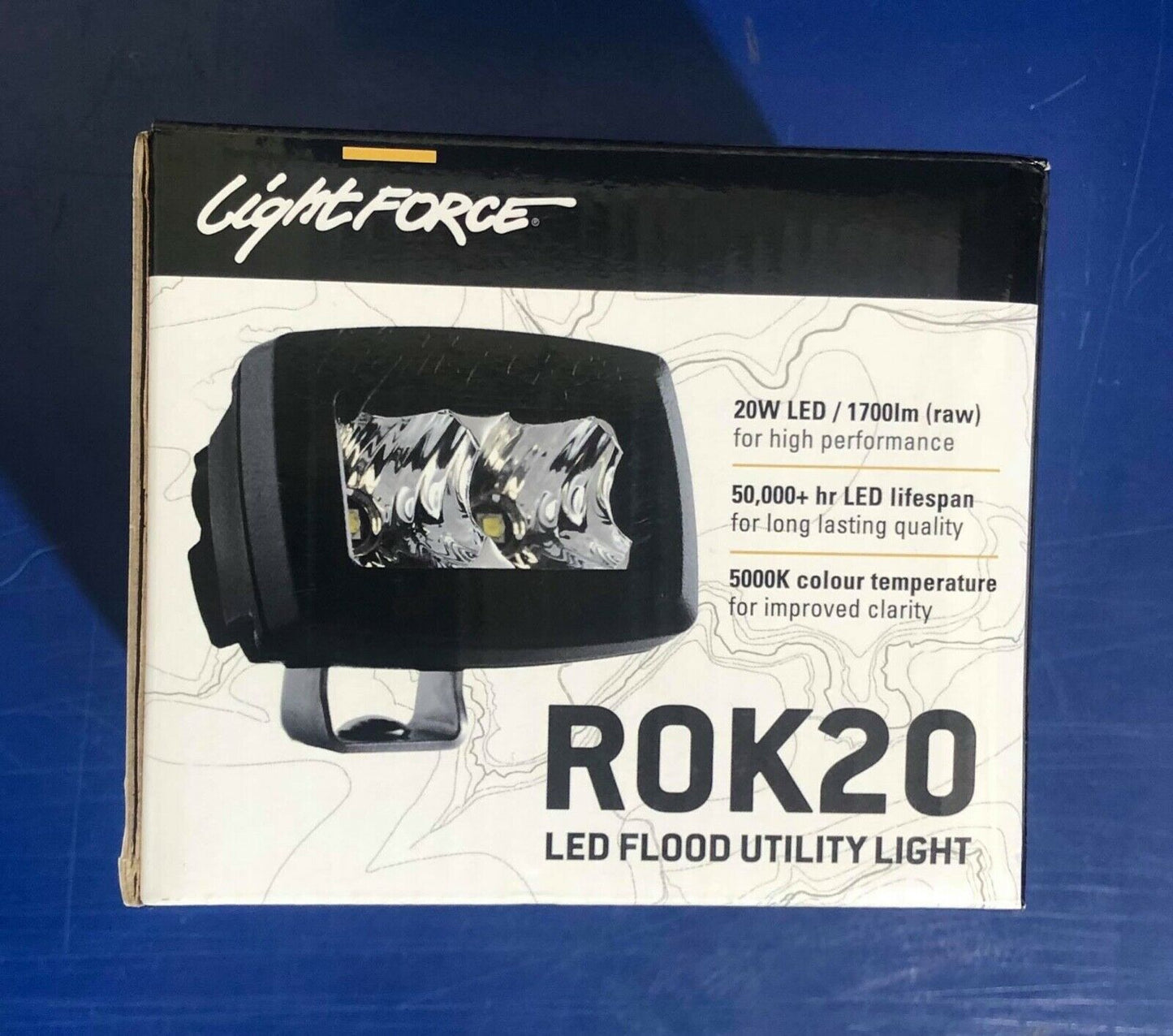 LIGHT FORCE LED FLOOD UTILITY LIGHT ROK20 ULTRA FLOOD FLUSH MOUNT