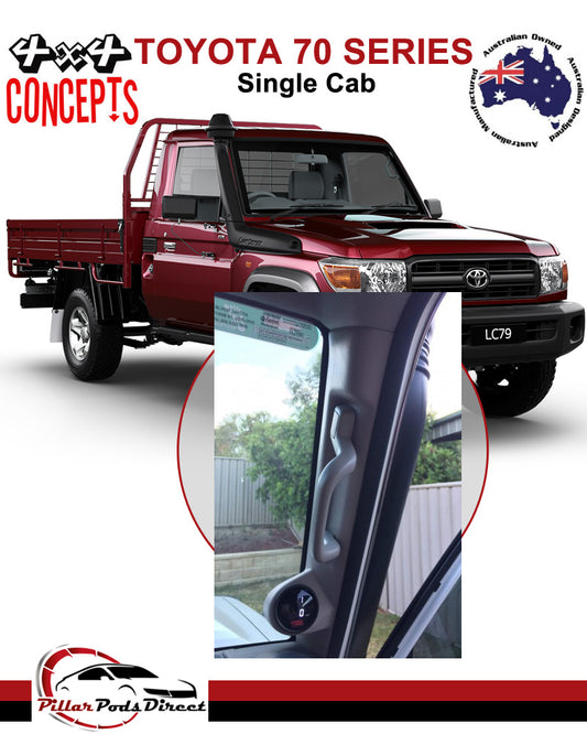 TOYOTA SINGLE CAB ONLY CURRENT TRIM SINGLE 08/2016-CURRENT PAINTED FACTORY GREY